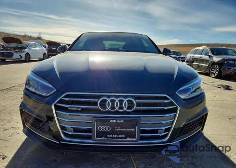 2018 Audi A5 Premium Plus S-Line z USA, uszkodzony, nr VIN WAUTNAF51JA007622